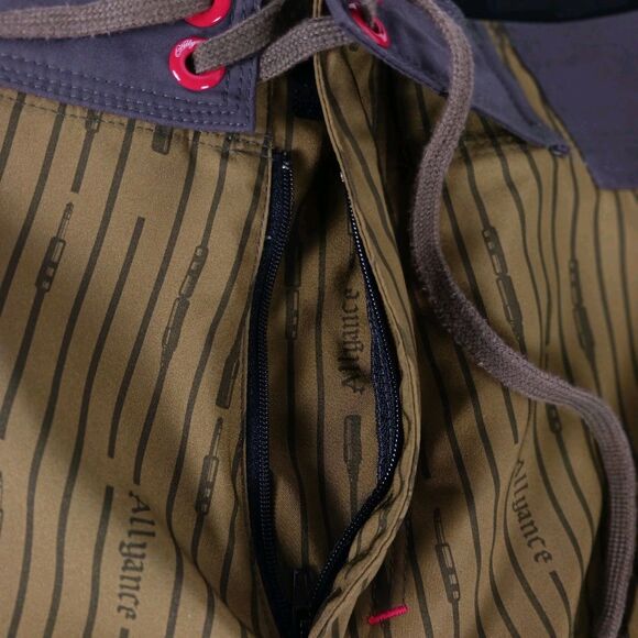 Allyance Men's Shorts Size 38 Cargo Pocket Olive Gray - Picture 13 of 14